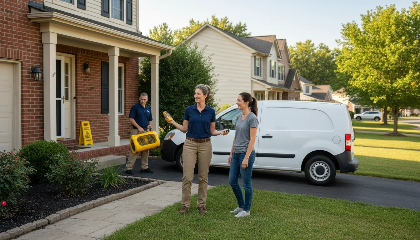 Water restoration image for Dehumidification And Cleanup Services in Pineland, SC